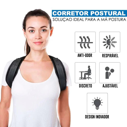 [COMPRE 1 LEVE 2] Corretor de Postura Unissex