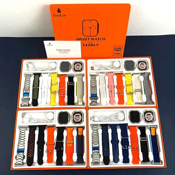 SmartWatch Serie 9 Ultra [Kit: 7 Pulseiras + Case] - Últimas Unidades 🔥